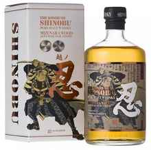 Виски японский «Shinobu Pure Malt Mizunara Oak Finish» в подарочной упаковке
