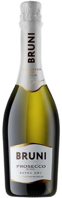 Вино игристое белое экстра брют «Bruni Prosecco Extra Dry» 2022 г.