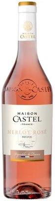 Вино розовое сухое «Maison Castel Merlot Rose» 2021 г.