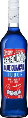 Ликер «Gambini Blue Curacao, 0.7 л»