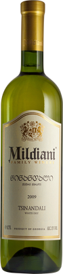 Вино белое сухое «Милдиани Цинандали»
