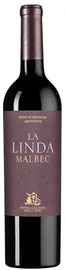 Вино красное сухое «La Linda Malbec» 2022 г.