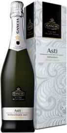 Игристое вино белое сладкое «Gancia Asti Millesimato» в подарочной упаковке