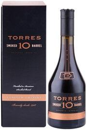 Бренди «Torres 10 Smoked Barrel» в подарочной упаковке