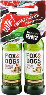 Виски «Fox and Dogs (Russia)» твин пак из 2-х бутылок