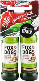 Виски «Fox and Dogs (Russia)» твин пак из 2-х бутылок