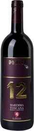 Вино красное сухое «12 Dodici Maremma» 2011 г.