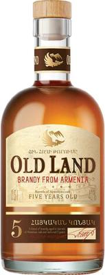 Бренди Армянский «Old Land Brandy 5 Years Old, 0.5 л»