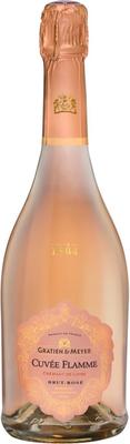 Вино игристое розовое брют «Gratien & Meyer Cuvee Flamme Cremant de Loire»
