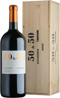 Вино красное сухое «Avignonesi-Capannelle 50 & 50 Vino da Tavola di Toscana» 2007 г.