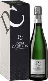 Шампанское белое брют «Dom Caudron Prediction» в подарочной упаковке