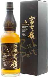 Виски японский «Fujigane Pure Malt Rich Peat» в подарочной упаковке