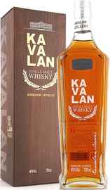 Виски тайваньский «Kavalan Single Malt» в подарочной упаковке
