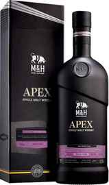 Виски «M&H Apex Red Wine Cask» в подарочной упаковке