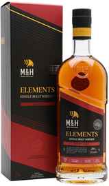 Виски «M&H Elements Sherry» в подарочной упаковке