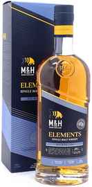 Виски «M&H Elements Red Wine» в подарочной упаковке