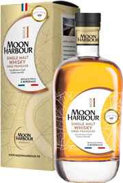 Виски французский «Moon Harbour Dock 1 Single Malt Chateau Rieussec» в подарочной упаковке