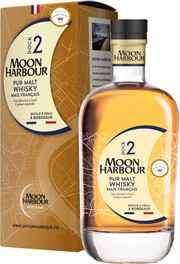 Виски французский «Moon Harbour Dock 2 Pur Malt Chateau Rieussec» в подарочной упаковке