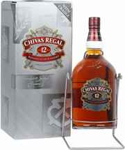 Виски шотландский «Chivas Regal 12 years old» на металлической подставке в подарочной упаковке
