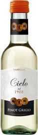 Вино белое сухое «Cielo e Terra Pinot Grigio, 0.187 л» 2012 г.