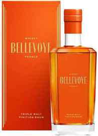 Виски французский «Bellevoye Finition Rhum» в подарочной упаковке