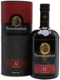 Виски шотландский «Bunnahabhain aged 12 years, 0.7 л» в подарочной упаковке