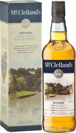 Виски шотландский «McClelland's Speyside» в подарочной упаковке