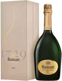 Шампанское белое брют «R de Ruinart Brut» в подарочной упаковке