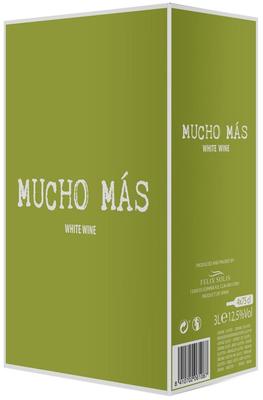 Вино белое сухое «Mucho Mas Blanco» баг-ин-бокс