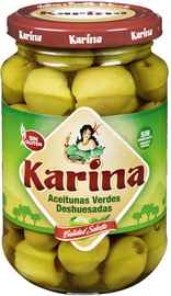 Оливки зеленые без косточки «Karina Aceitunas Verdes Deshuesadas» 350 г
