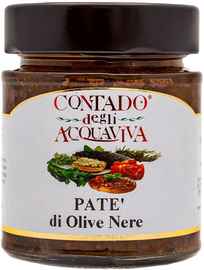 Паштет из черных оливок «Contado degli Acquaviva Pate' di Olive Nere» 140 г