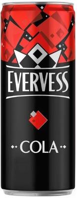 Напиток газированный «Evervess Cola» в жестяной банке