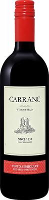 Вино красное полусладкое «Carranc Tinto Semidulce»