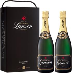 Шампанское белое брют «Lanson Black Label» из набора