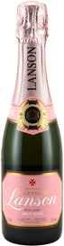 Шампанское розовое сухое «Lanson Rose Label Brut Rose, 0.375 л»