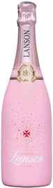 Шампанское розовое сухое «Lanson Rose Label Brut Rose» розовая бутылка