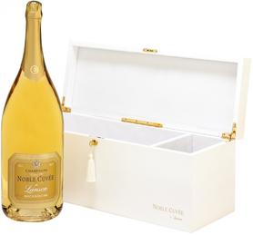 Шампанское белое сухое «Lanson Noble Cuvee Blanc de Blancs» 2000 г., в деревянной упаковке