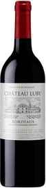 Вино красное сухое «Chateau Luby Rouge» 2022 г.