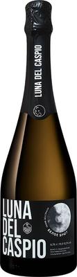 Вино игристое белое брют «Luna Del Caspio» 2022 г., в подарочной упаковке с 2-мя бокалами