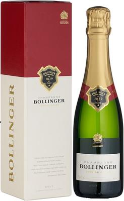 Шампанское белое брют «Bollinger Special Cuvee, 0.375 л» в подарочной упаковке