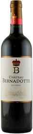 Вино красное сухое «Chateau Bernadotte» 2018 г.