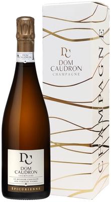 Шампанское белое брют «Dom Caudron Epicurienne» в подарочной упаковке