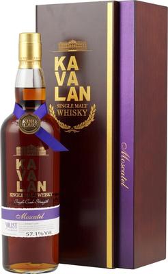 Виски «Kavalan Solist Moscatel Sherry Cask (57,8%)» в подарочной коробке