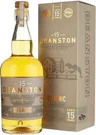 Виски шотландский «Deanston 15 Years Old Organic» в подарочной упаковке