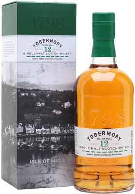 Виски шотландский «Tobermory 12 Years Old» в подарочной упаковке