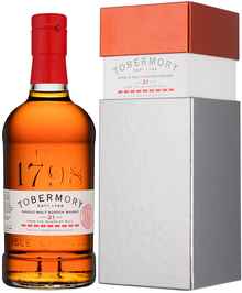 Виски шотландский «Tobermory 21 Years Old» в подарочной упаковке