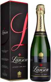 Шампанское белое брют «Lanson Black Label Brut» 2017 г., в подарочной упаковке
