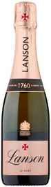 Шампанское розовое брют «Lanson Le Rose, 0.375 л» 2017 г.
