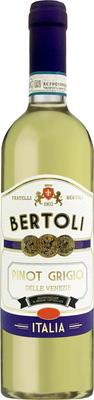 Вино белое сухое «Bertoli Pinot Grigio delle Venezie»