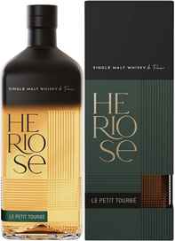 Виски французский «Heriose Le Petit Tourbe» в подарочной упаковке